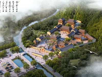 瑞安资教寺总体建筑规划方案图